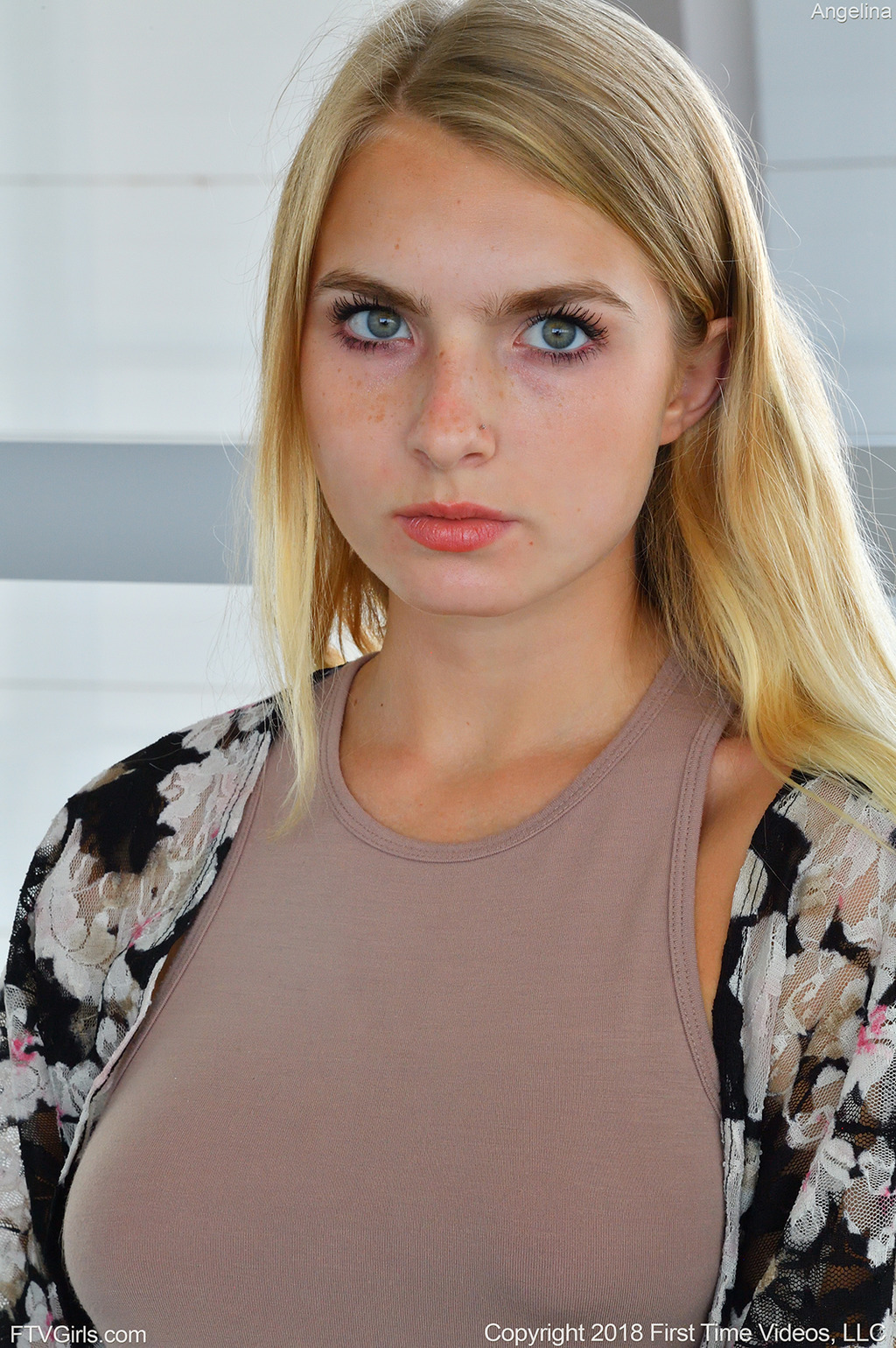 Cute Amateur Blonde Angelina