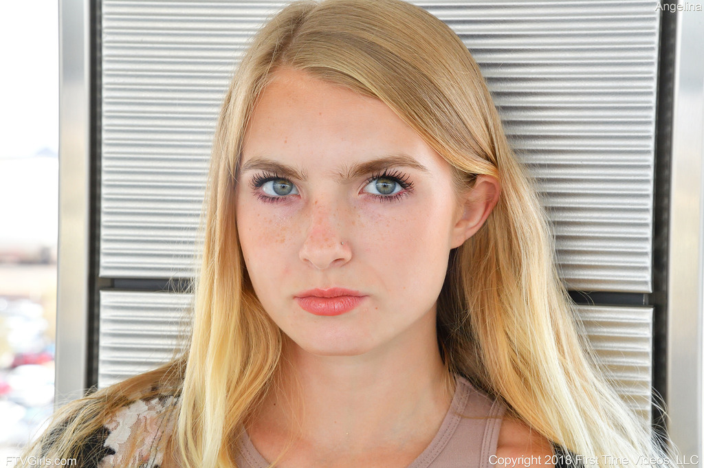Cute Amateur Blonde Angelina