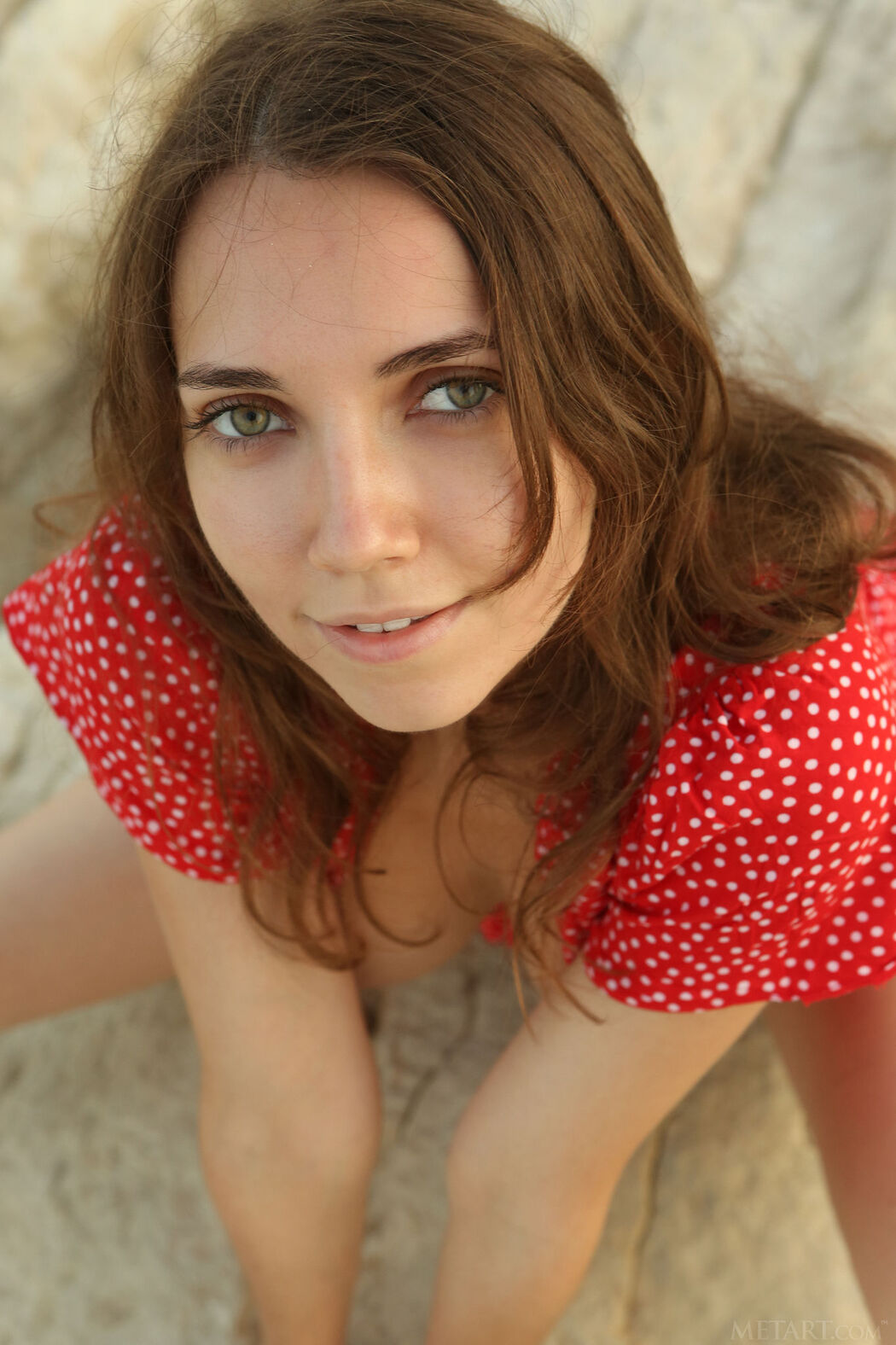 Danniela Serbian Brunette Strips Naked