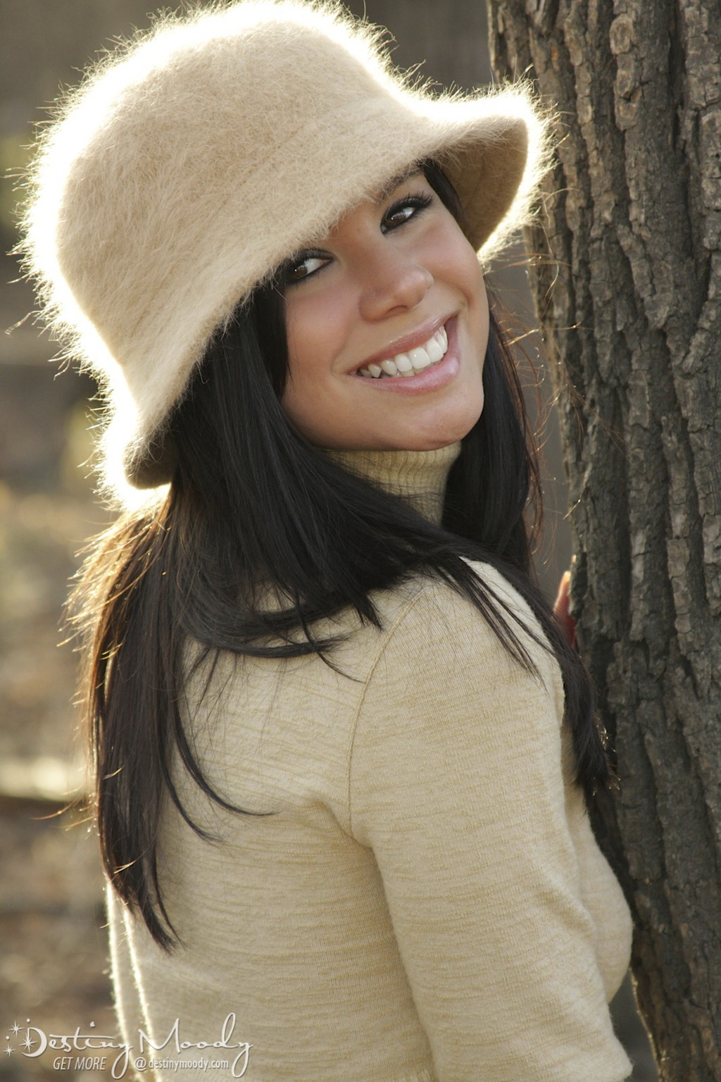 Destiny Moody Totally Naked In Forest