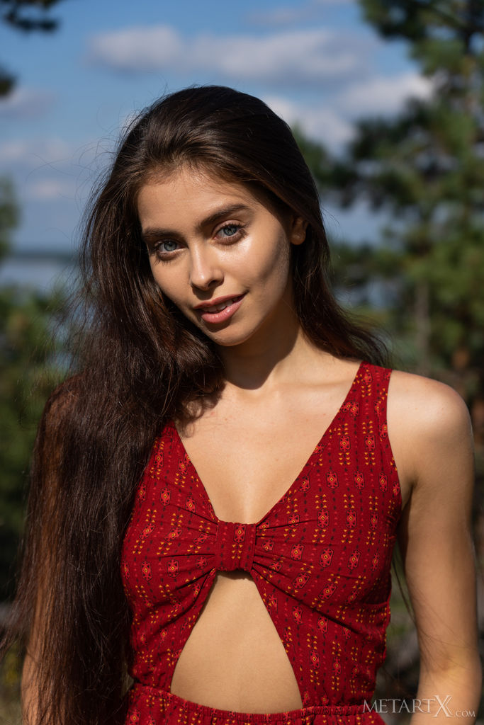 Foxy Alissa Caressing Her Beautiful Breasts And Sexy Ass Cheeks Cover Photo