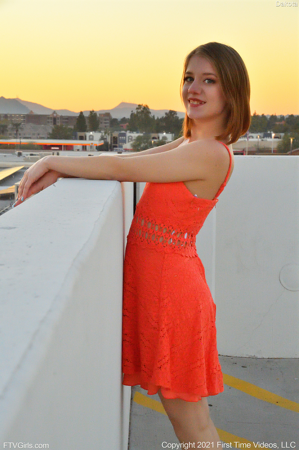 FTV Dakota Sucking Big Dildo And Inserts In Pussy