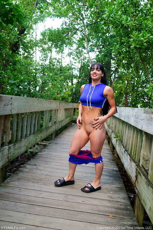 FTV Layla Getting Naked On The Beach