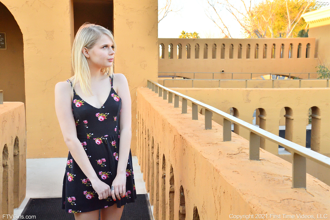 FTV Coco Blonde Chick In A Little Dress
