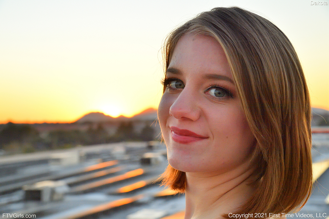 FTV Dakota Sucking Big Dildo And Inserts In Pussy