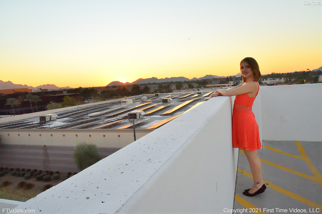 FTV Dakota Sucking Big Dildo And Inserts In Pussy