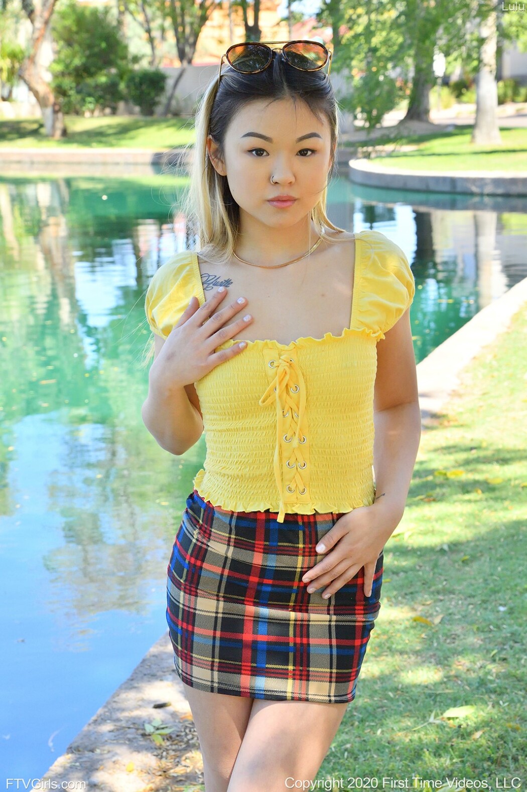 FTV Lulu Teases At Public And Plays With Her Pussy Toy