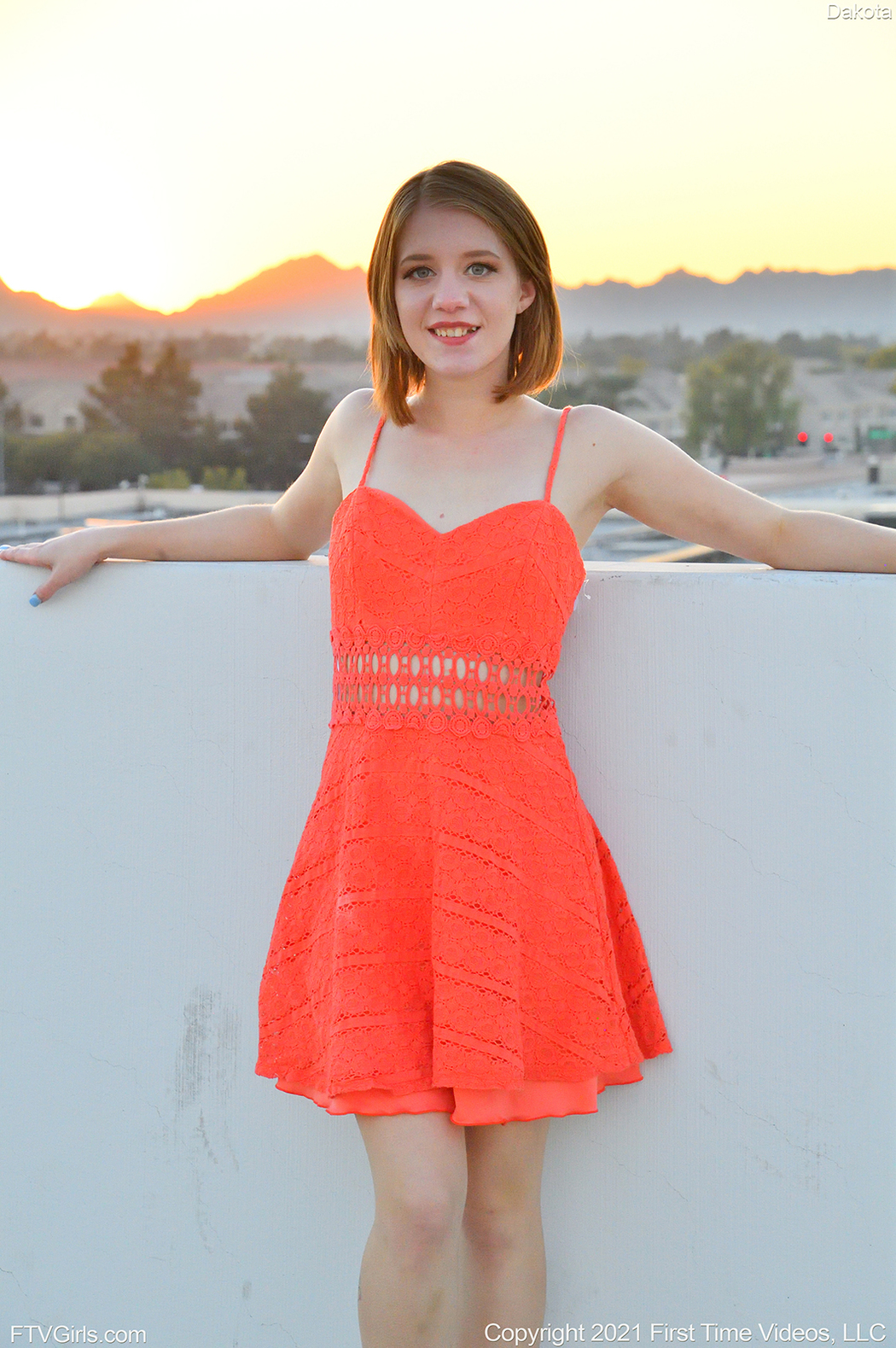 FTV Dakota Sucking Big Dildo And Inserts In Pussy