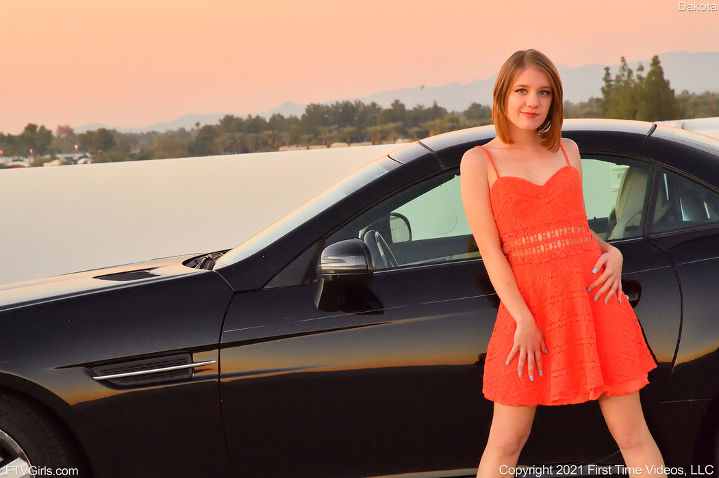 FTV Dakota Sucking Big Dildo And Inserts In Pussy