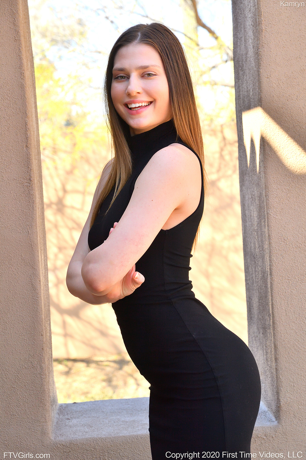 FTV Kamryn Strips Her Sexy Dress And Spreads Her Butts