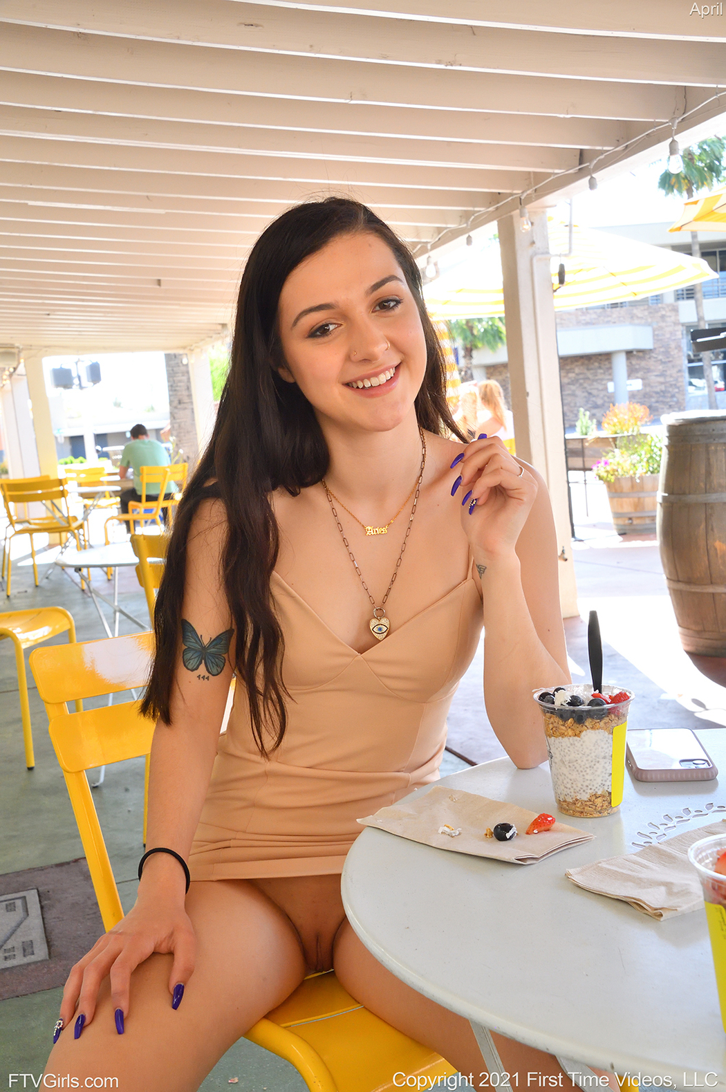 FTV April Teases In Dress Without Her Little Panties