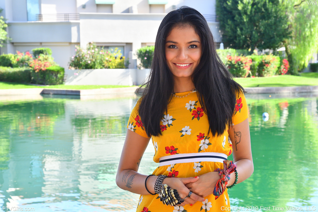 FTV Viva Teases At Public In Little Dress