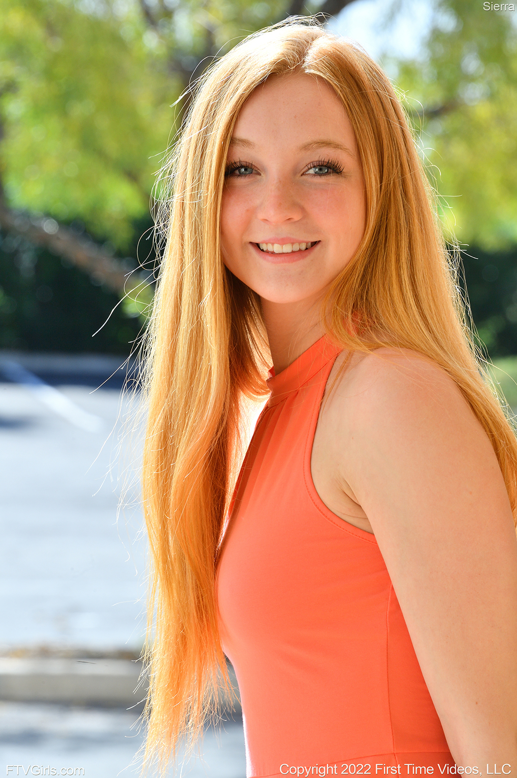 FTV Sierra Gorgeous Babe Get Naked On The Stairs With Great Ass