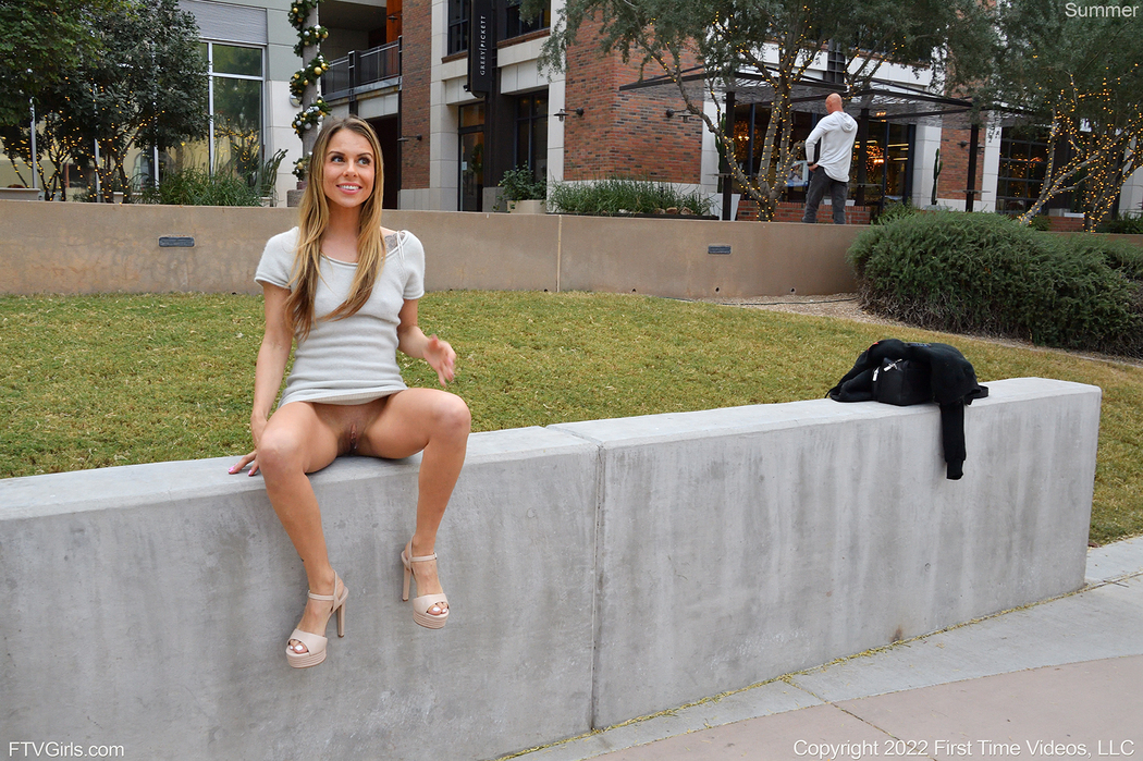 FTV Summer Sexy Chick Teases Outdoors