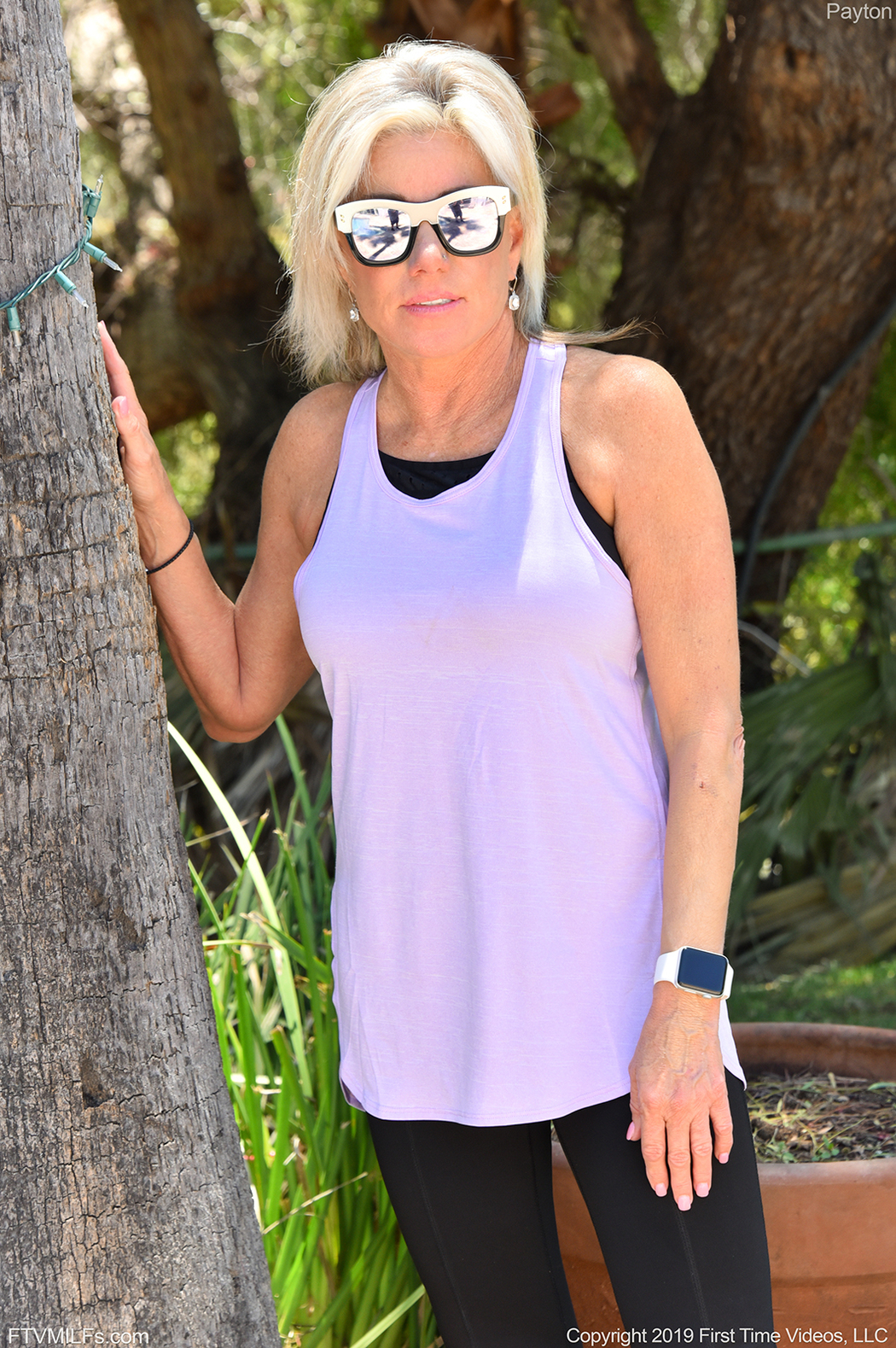 FTV Payton Busty Mom Strips Outdoors