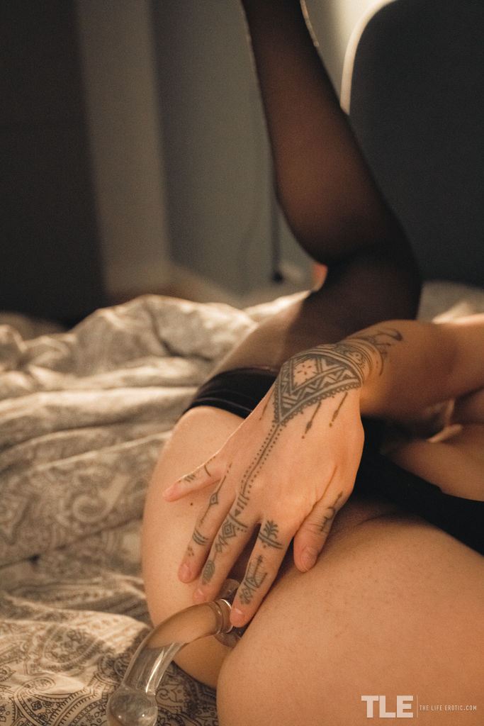 Gabriella Lati Pulls Out The Toy And Replaces It With Her Fingers