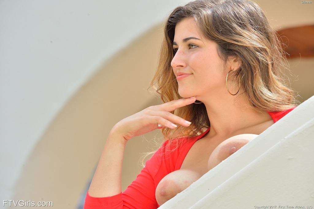 Gorgeous Gianna In Red