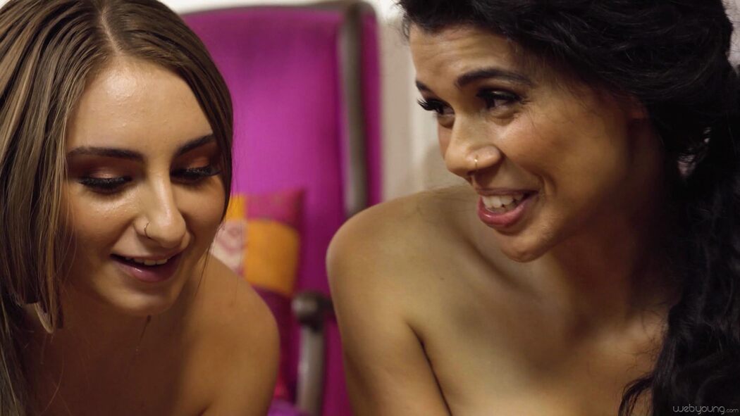 Harley Haze And Penelope Kay Licking Wet Pussies