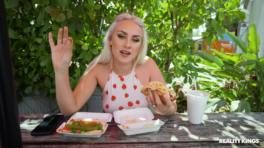 Indica Monroe Satisfy Her Craving For Some Quality Sausage