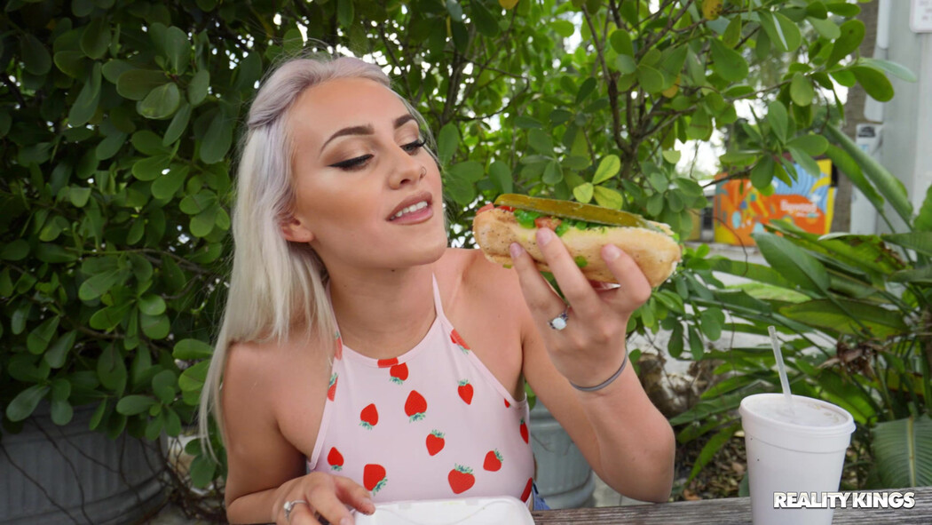 Indica Monroe Satisfy Her Craving For Some Quality Sausage