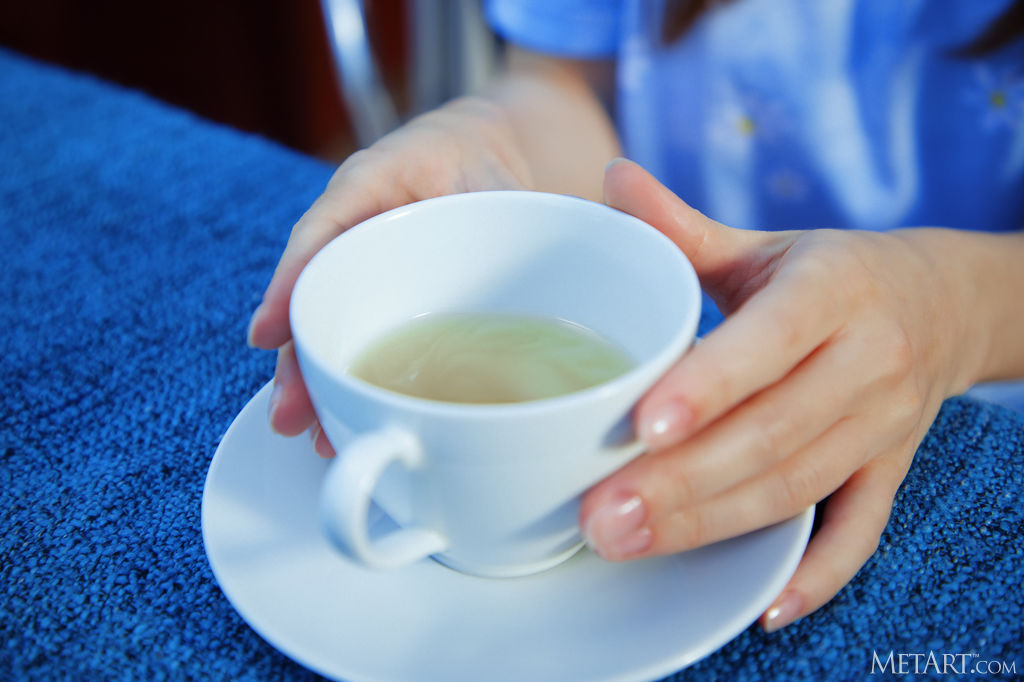 Julietta Bare Her Beautiful Breasts With Pink Puffy Nipples