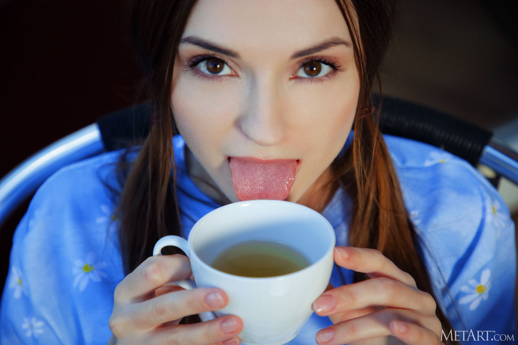 Julietta Bare Her Beautiful Breasts With Pink Puffy Nipples