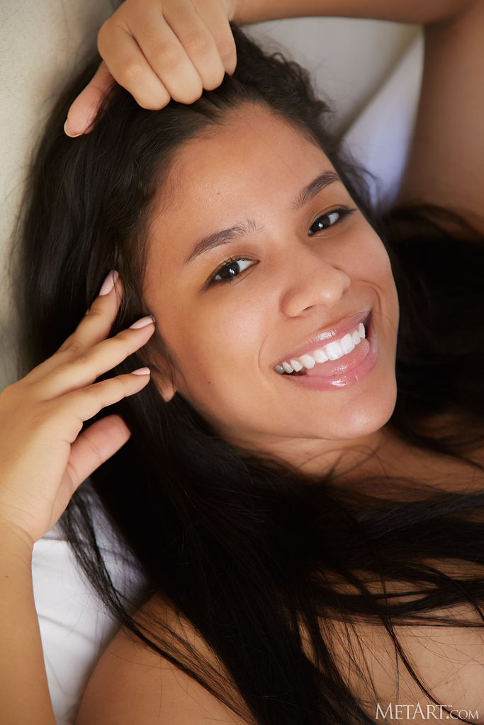 Karin Torres Shaved Pussy Pout Open Invitingly