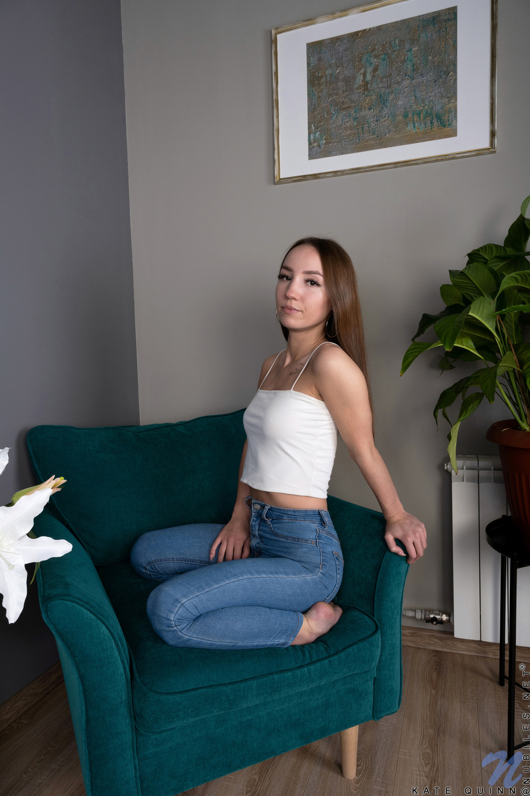 Kate Quinn With Hands Touch Lovely Ass And Bare Pussy Cover Photo