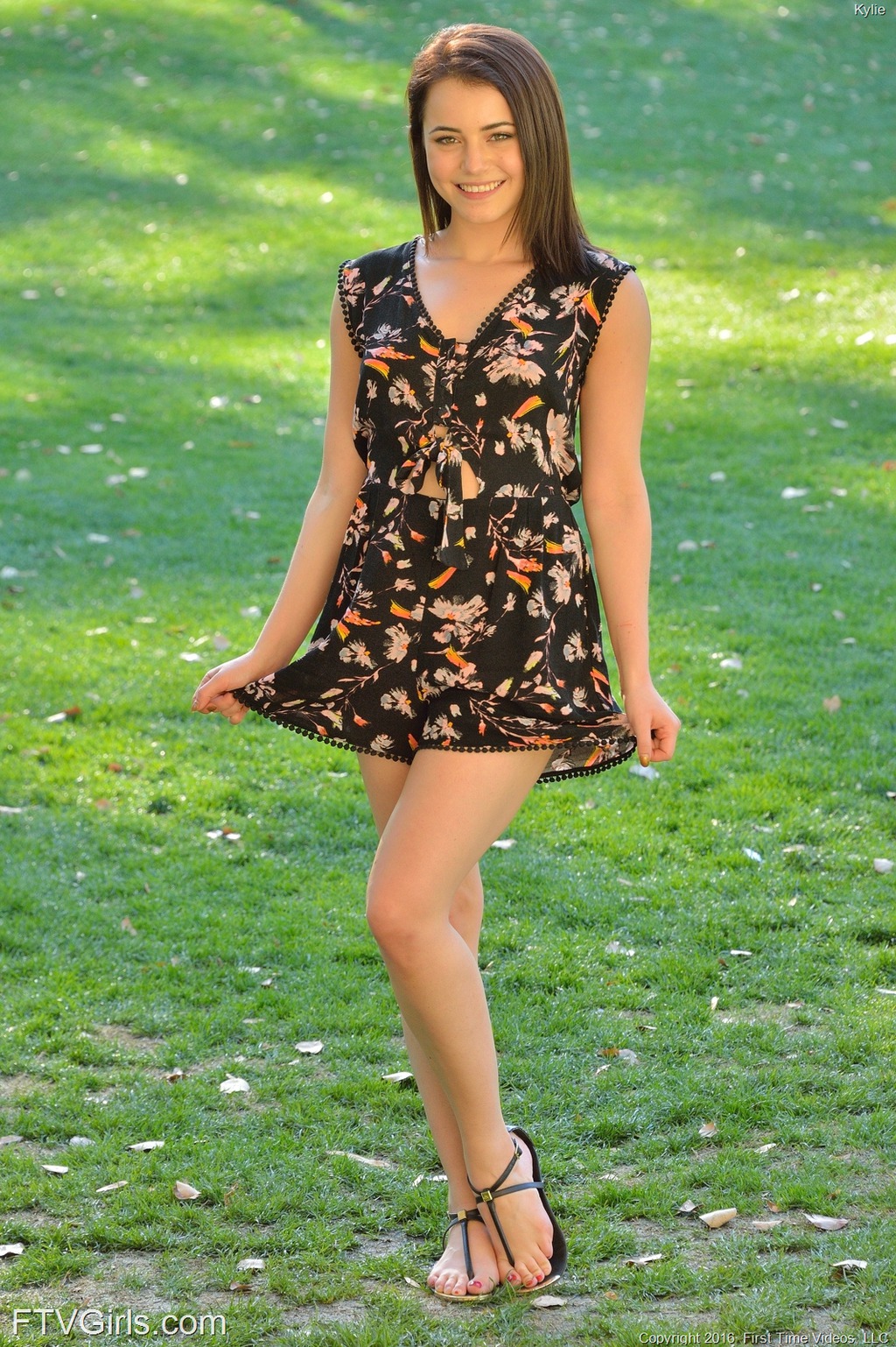 Kylie Outdoors Nudity