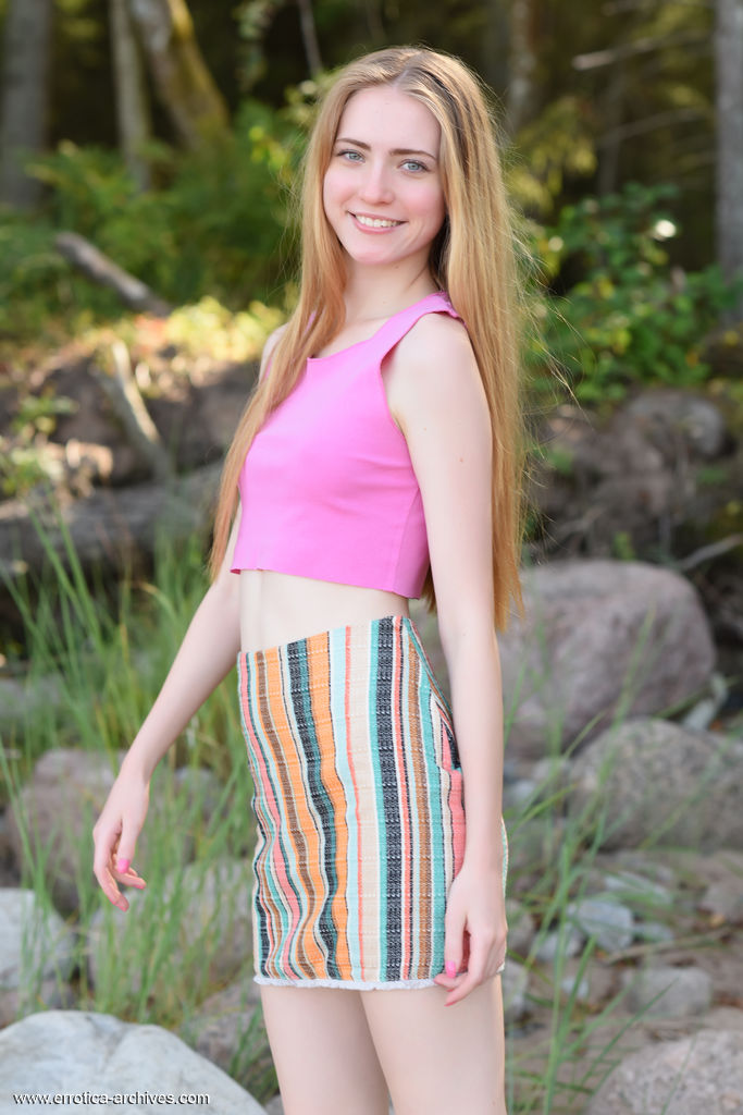 Lena Flora Small Teen With Perky Natural Tits