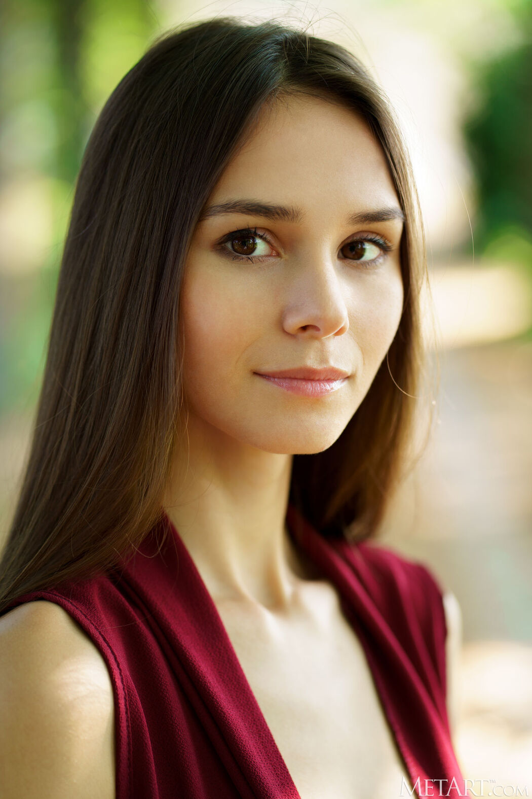 Leona Mia Caresses Her Gorgeous Breasts And Hot Pussy