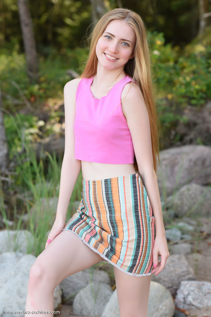 Lena Flora Small Teen With Perky Natural Tits