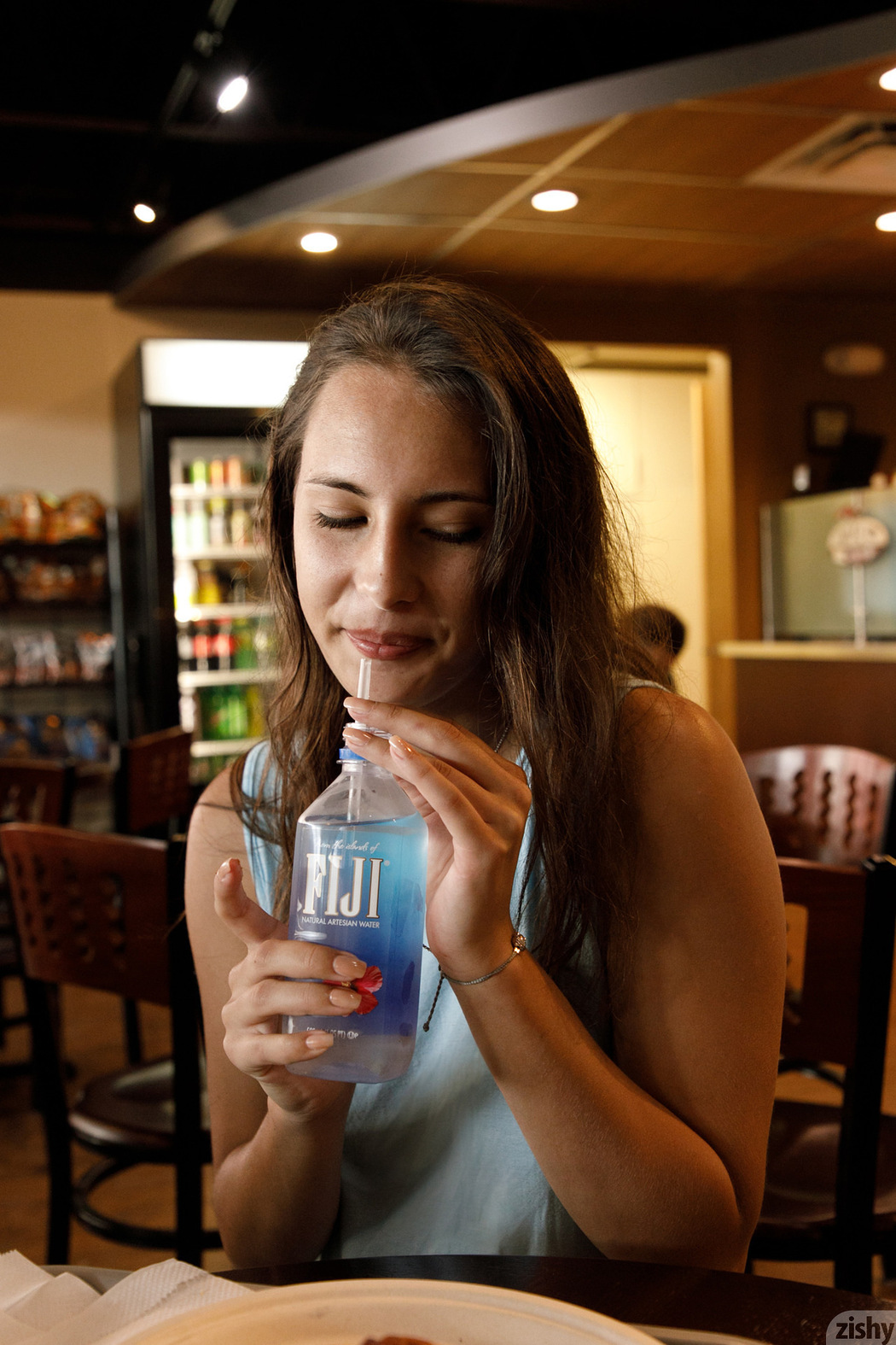 Lilo Mai Walking In Small Summer Dress