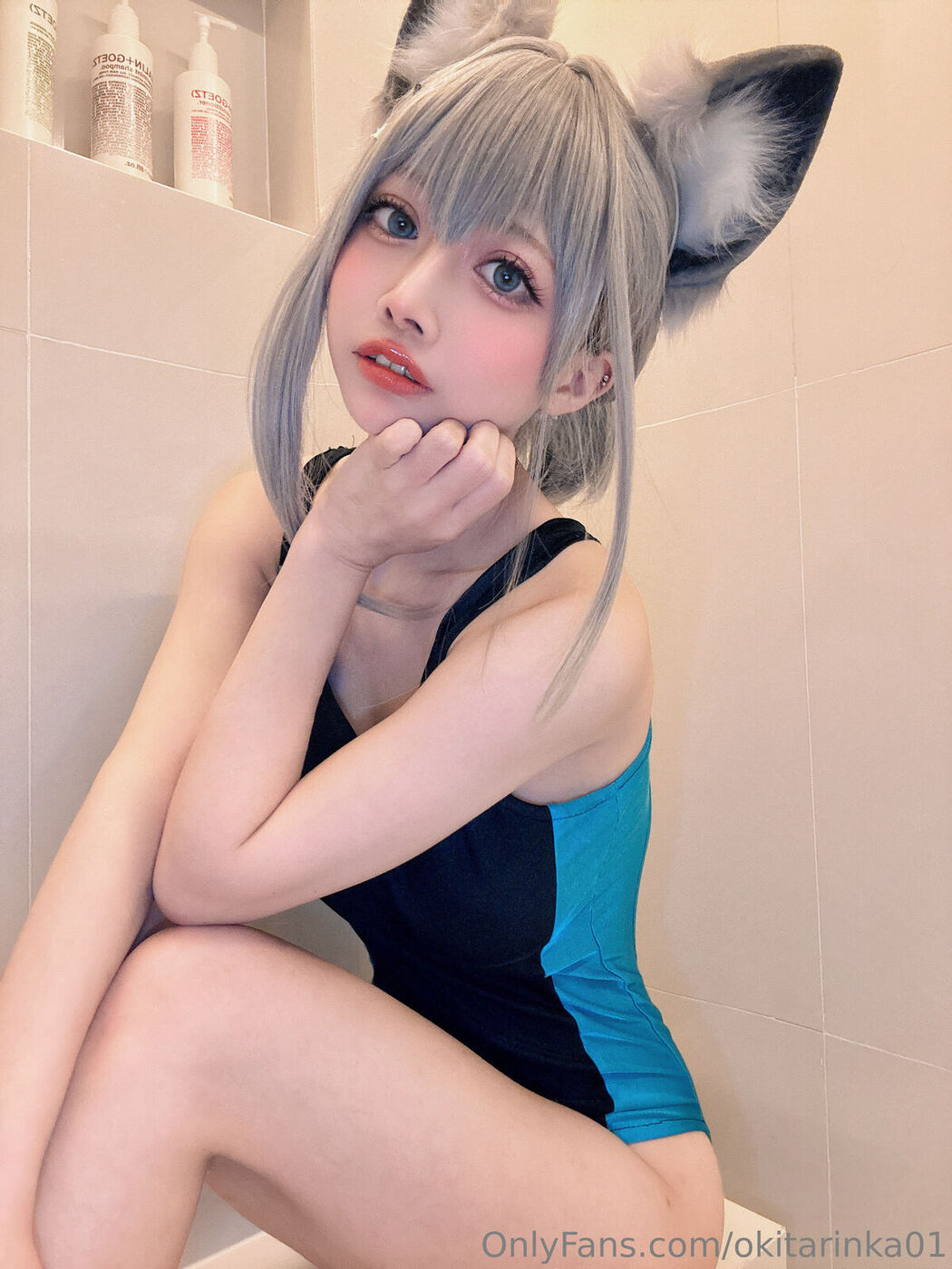 Coser@沖田凜花Rinka &#8211; Blue Archive (51P)