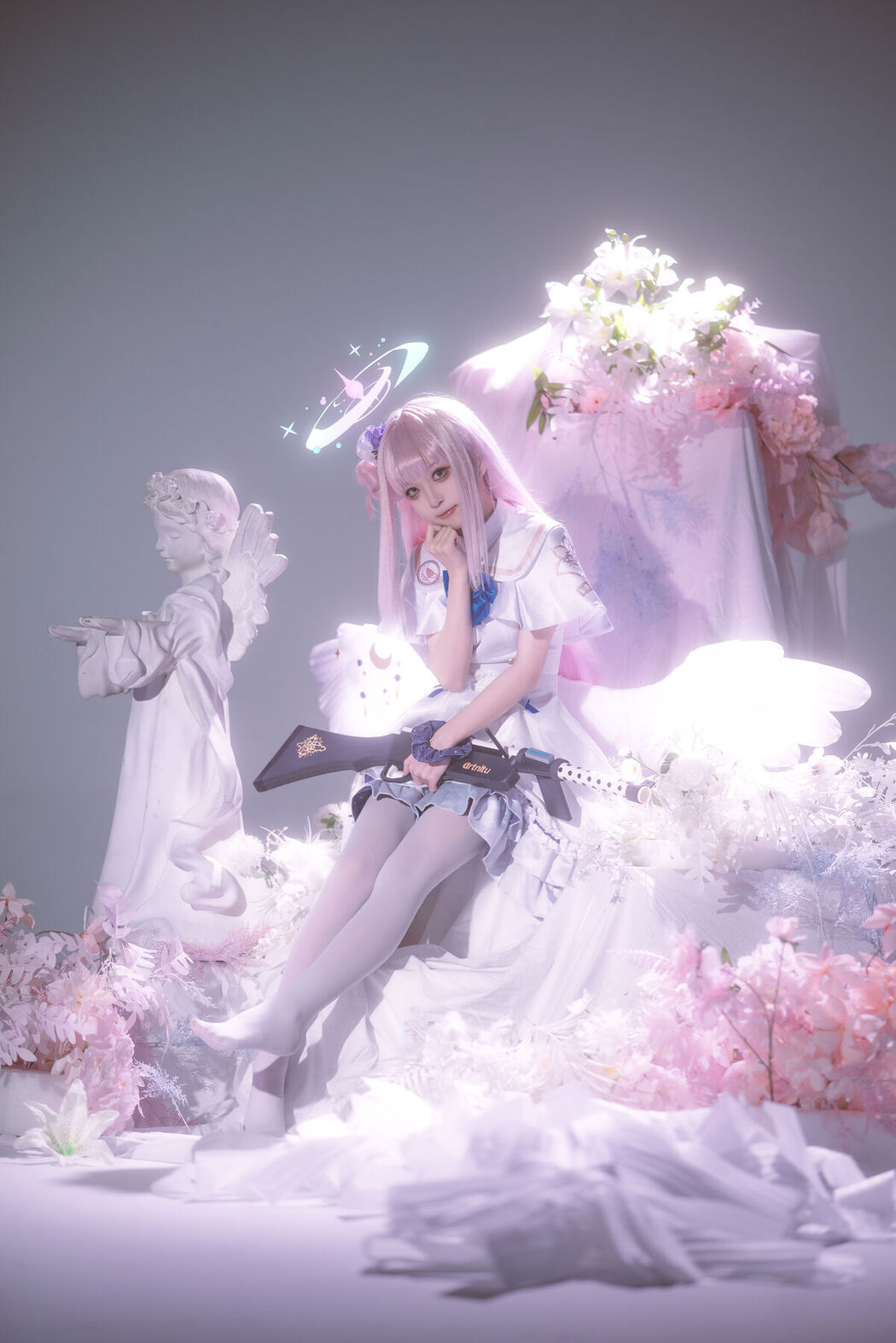 Coser@矢量鱼 – 蔚蓝档案 圣园未花 (27P)