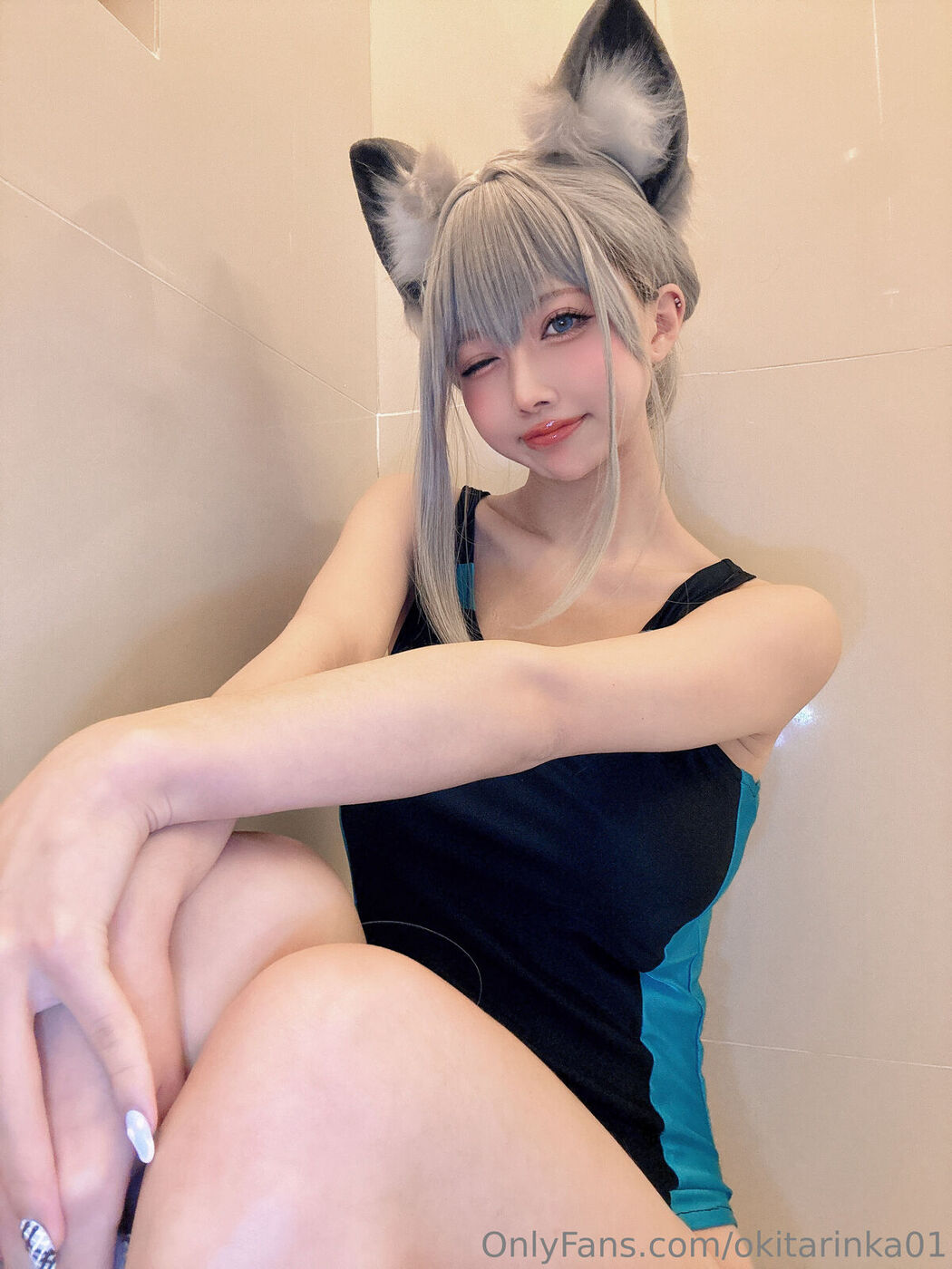 Coser@沖田凜花Rinka &#8211; Blue Archive (51P)