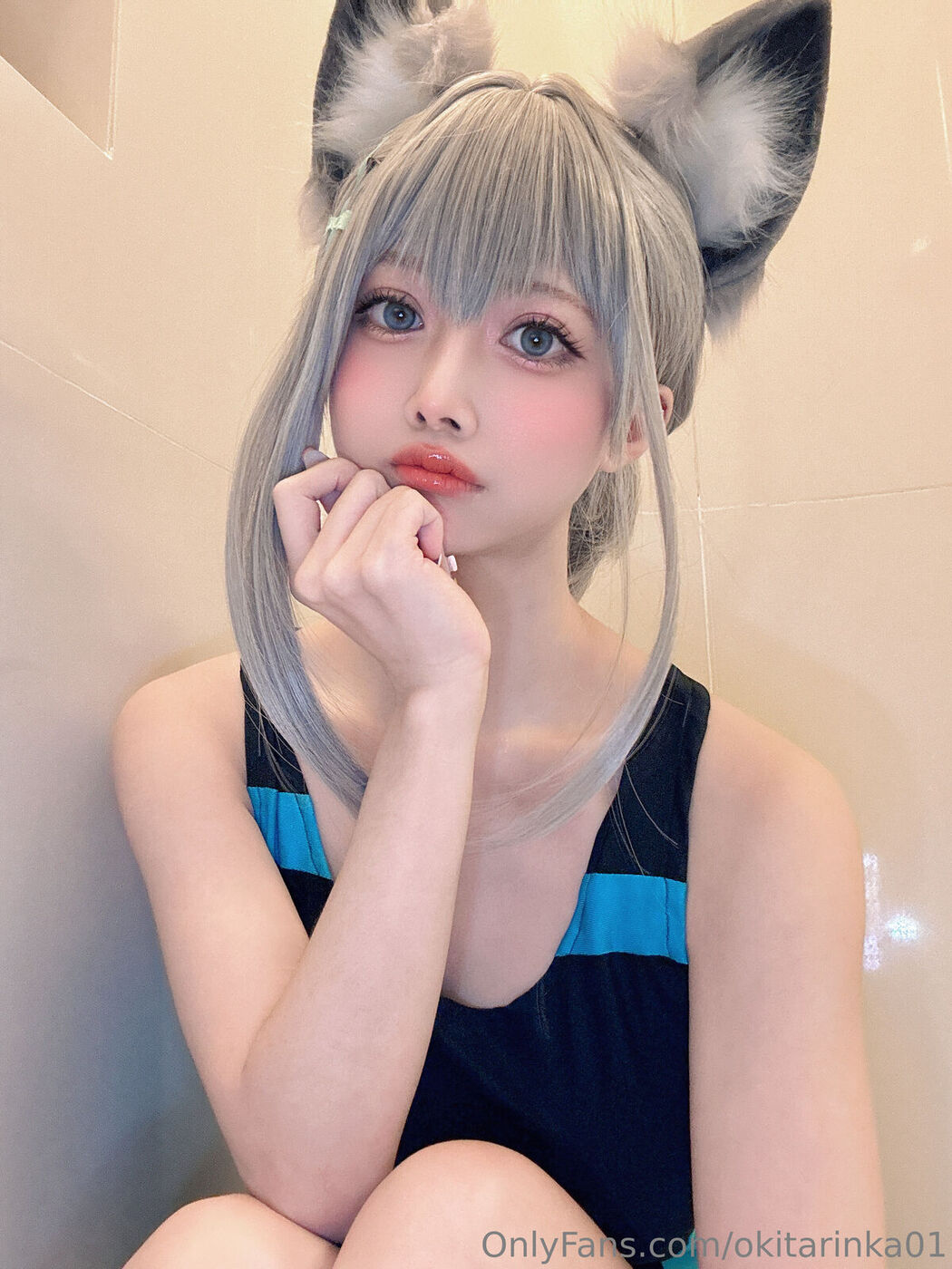 Coser@沖田凜花Rinka &#8211; Blue Archive (51P)