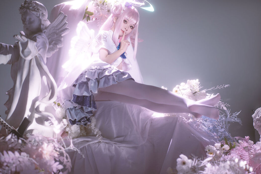 Coser@矢量鱼 – 蔚蓝档案 圣园未花 (27P)