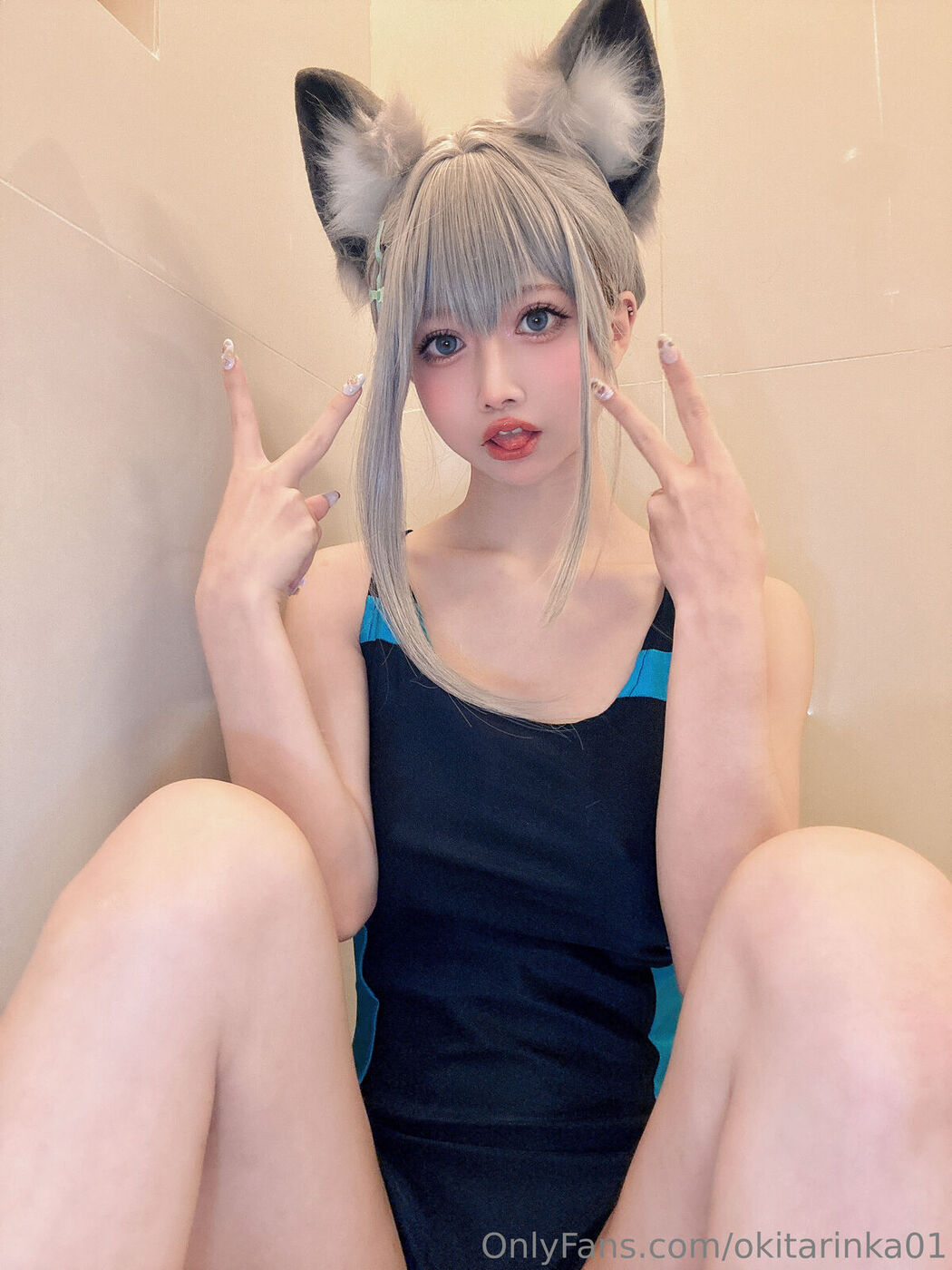 Coser@沖田凜花Rinka &#8211; Blue Archive (51P)