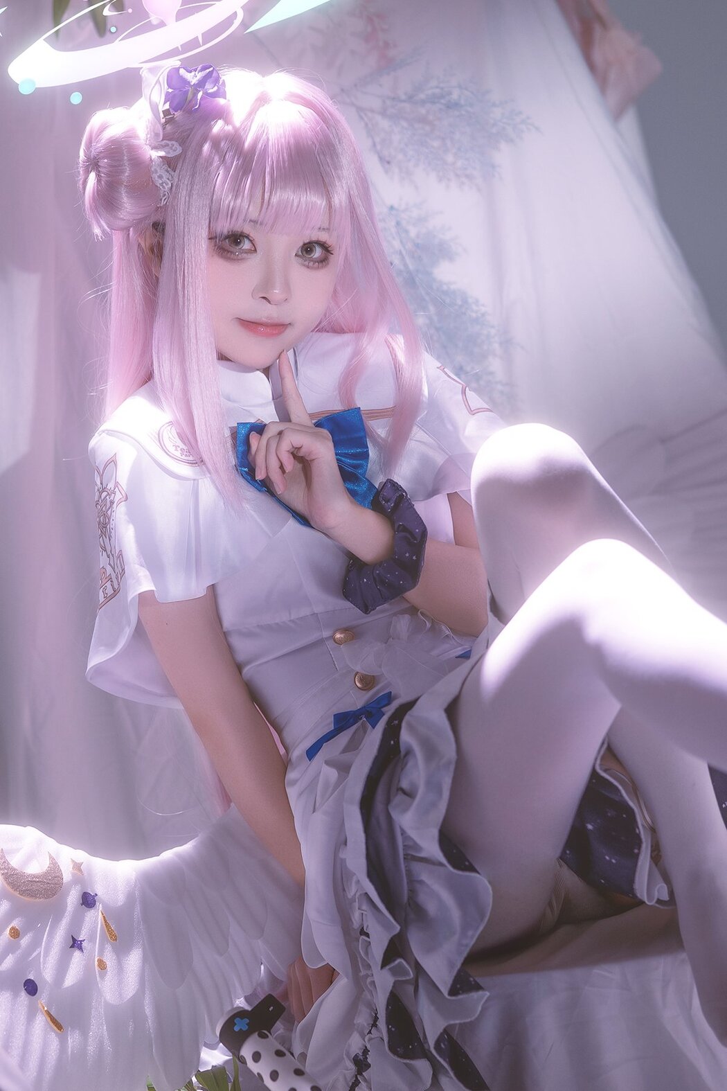 Coser@矢量鱼 – 蔚蓝档案 圣园未花 (27P) Cover Photo