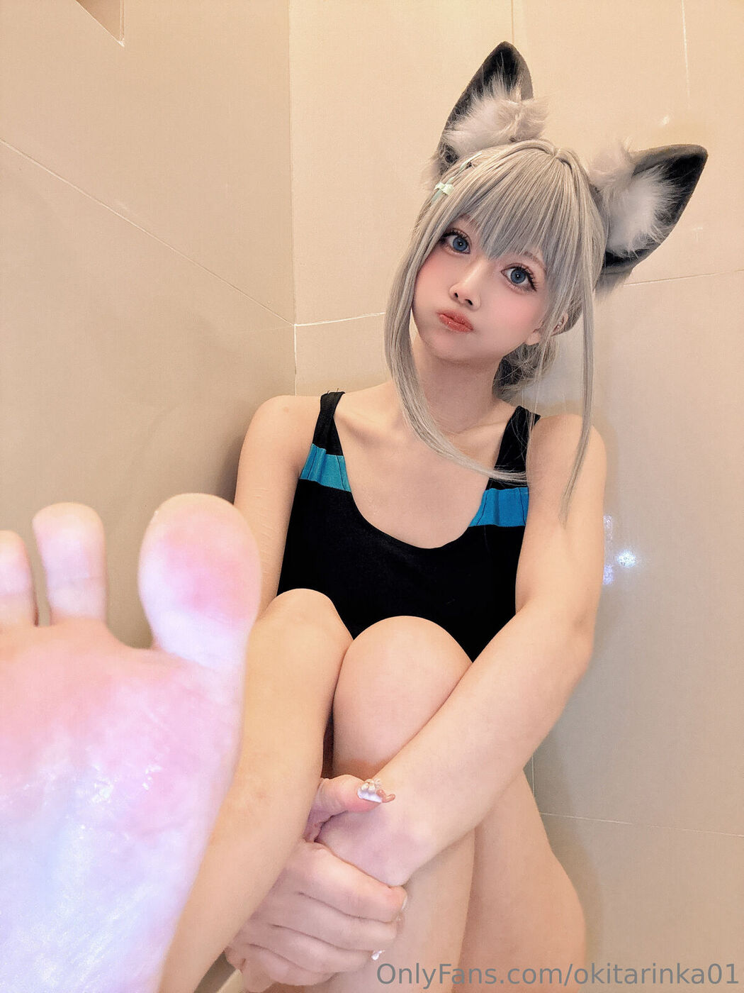 Coser@沖田凜花Rinka &#8211; Blue Archive (51P)