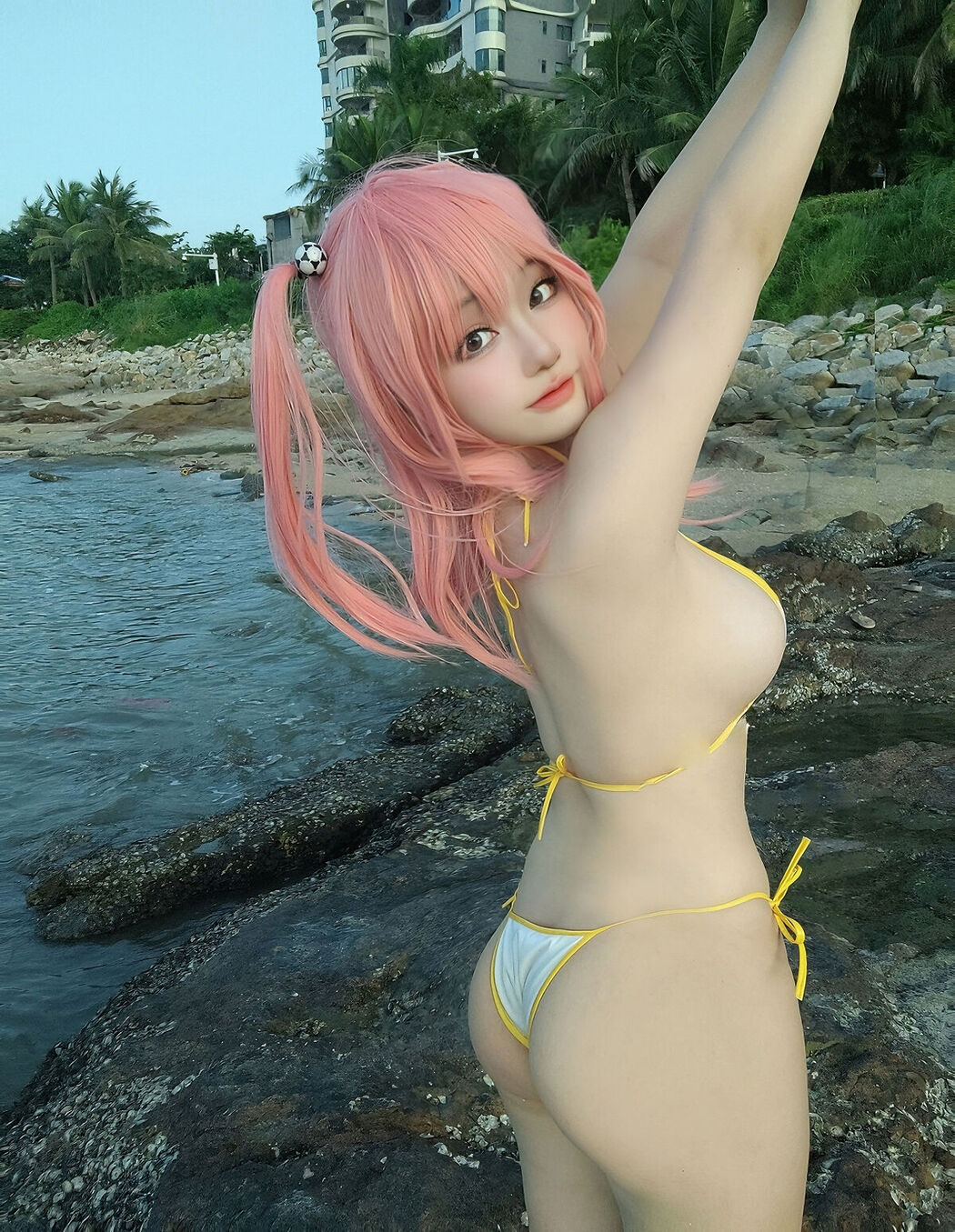 Coser@七七娜娜子 &#8211; 穗香泳衣 (32P &#8211; 4V)