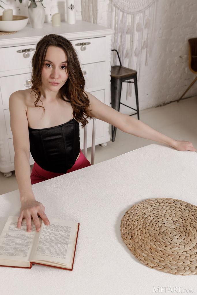 Mari Green Seductive In A Button-through Skirt That Leaves Her Long Legs Exposed Cover Photo