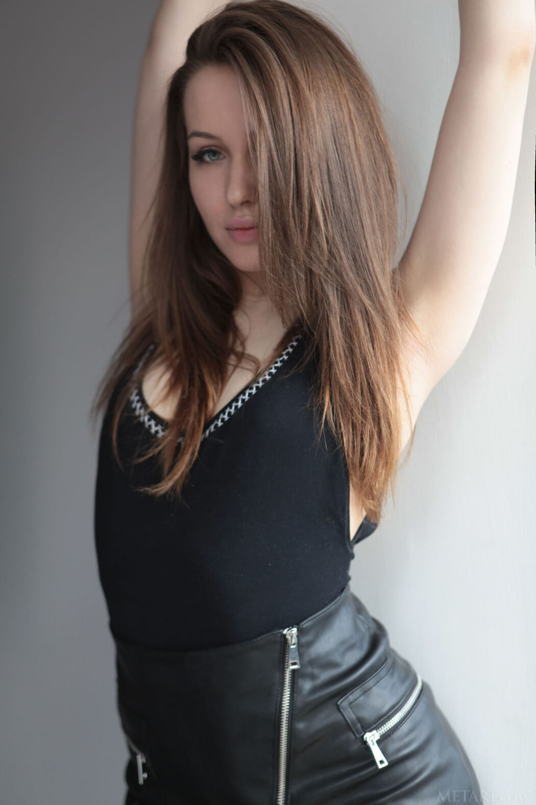 Madison Joan Strips Naked From Her Bodysuit