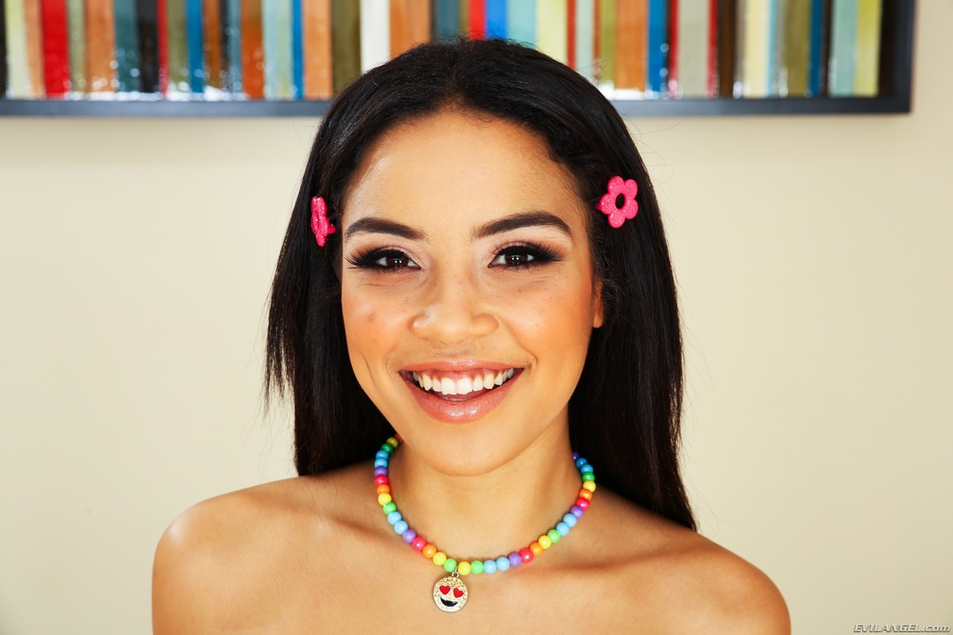 Maya Bijou Swallows A Sticky Load Of Sperm