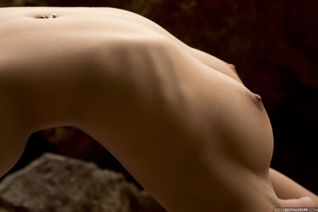 Megan Salinas Is Slippery On The Beach