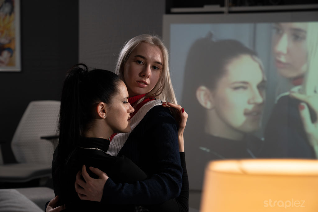 Mia And Lil Karla In Hot Pantyhose