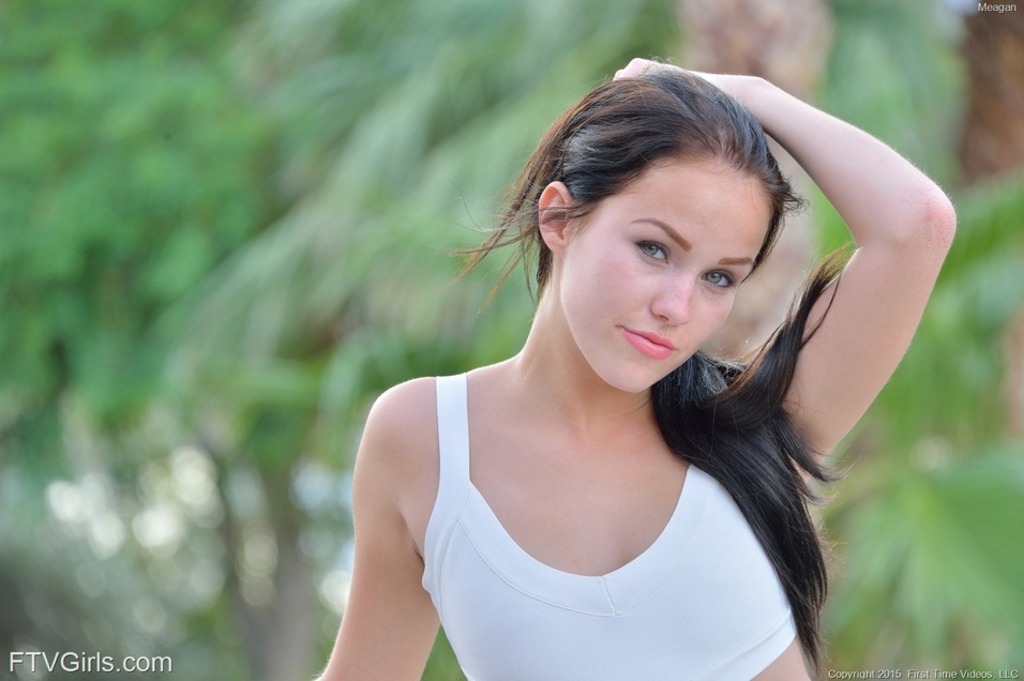 Megan Fingers Herself In Public