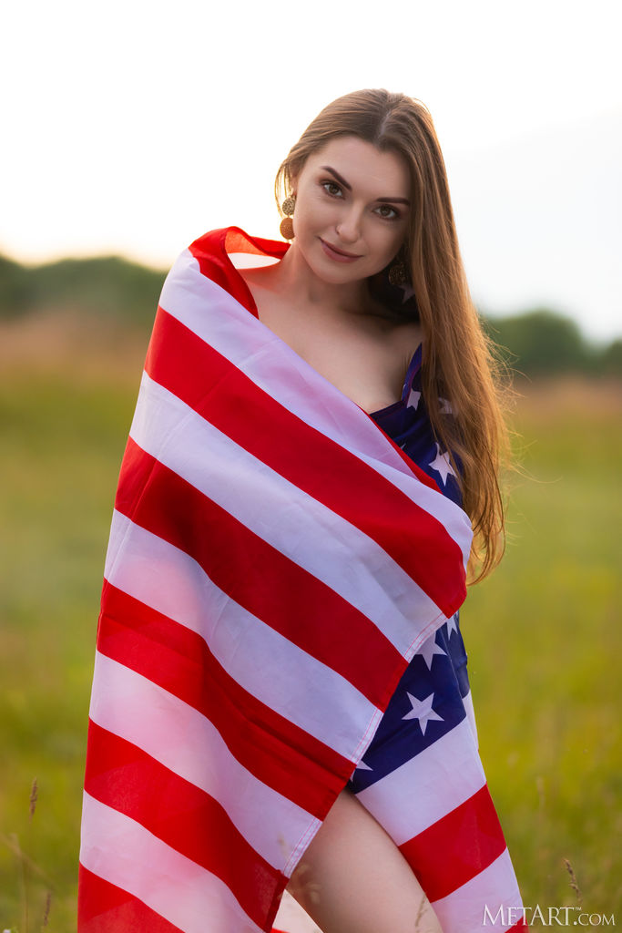 Monika May Sultry Beauty Fondles Her Perfect Breasts Playfully