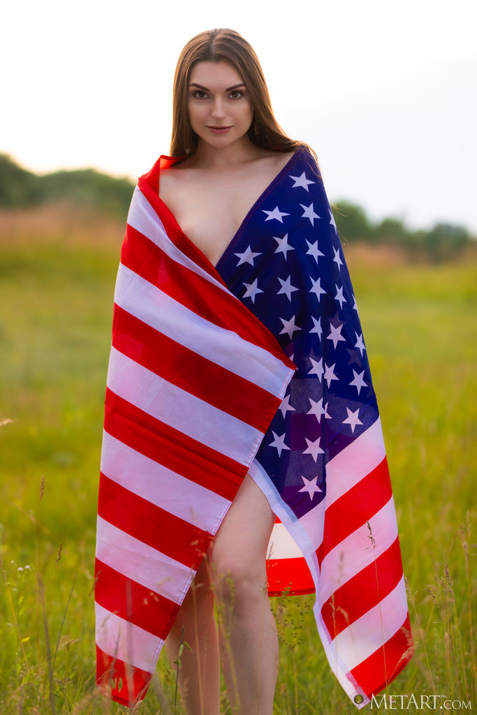 Monika May Sultry Beauty Fondles Her Perfect Breasts Playfully